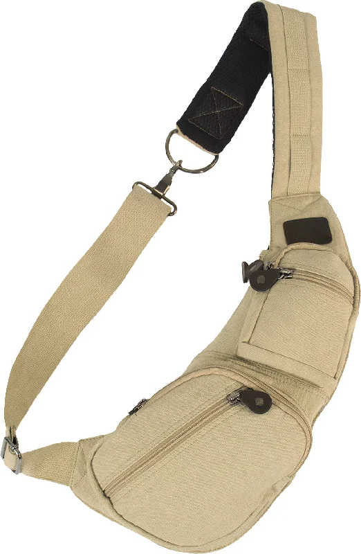 Waterproof Gore-Tex trail boots-Khaki - Crossbody Large Canvas Sling Backpack Bag