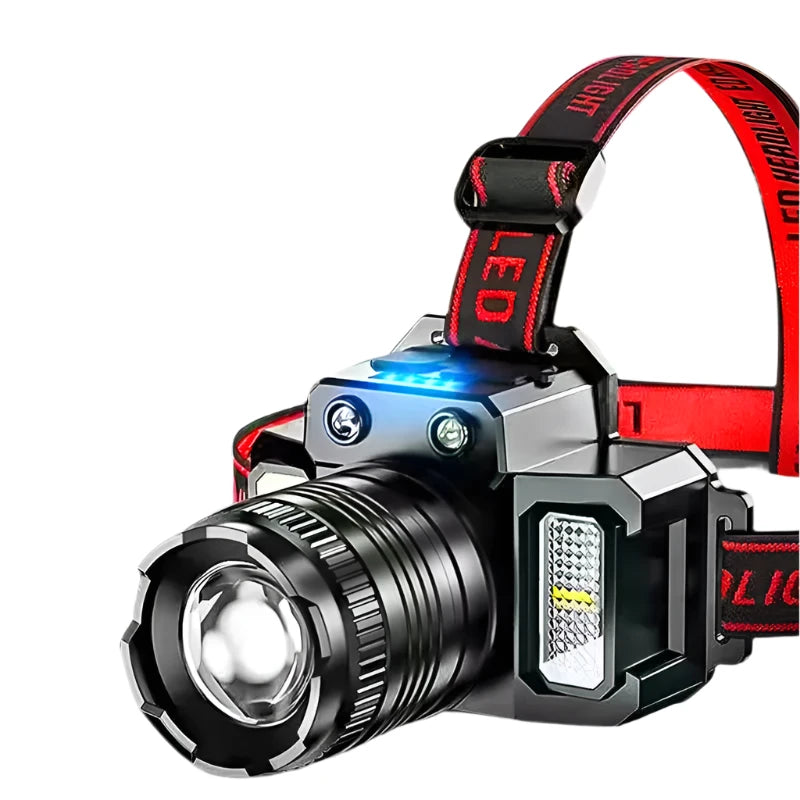 Collapsible trekking hydration tank-LED Sensor Headlamp Camping Search Light Head Flashlight Rechargeable Powerful Head Lamp Front Lanterns Headlights 5 Styles