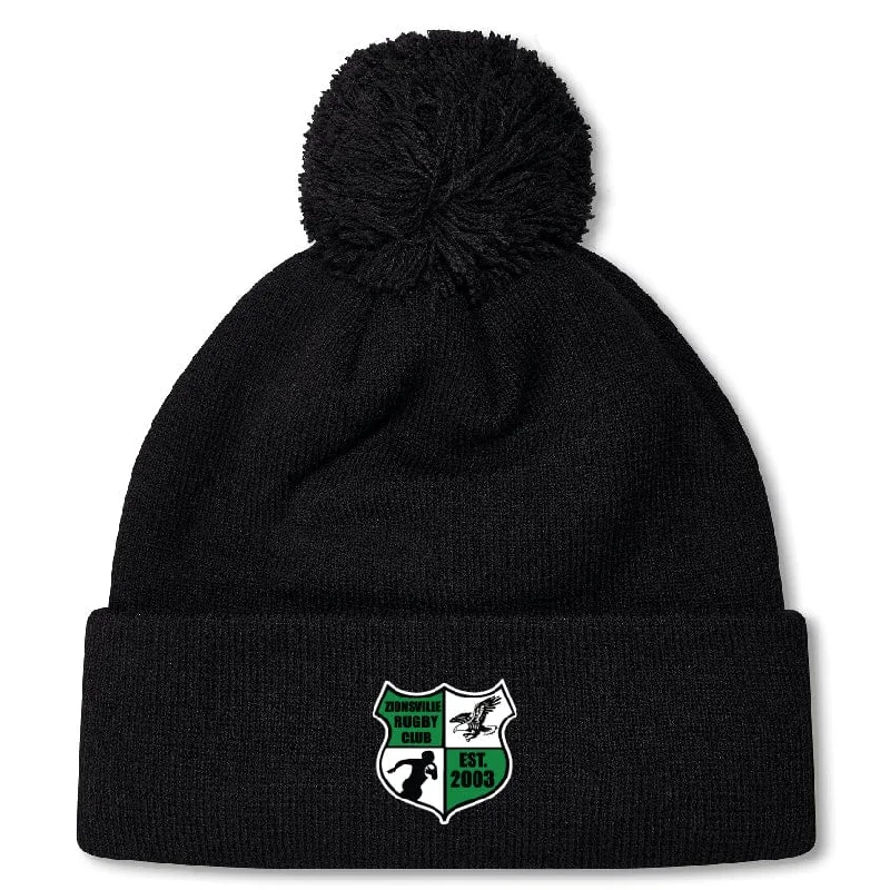 Flexible folding water bucket-Zionsville Rugby Pom Pom Beanie by Canterbury