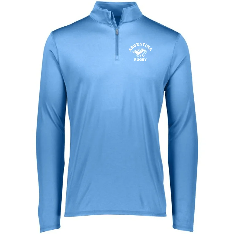 Soft cotton hiking tee-Nations of Rugby Argentina Rugby 1/4 Zip Pullover