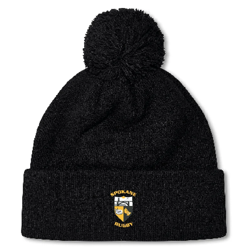 Manual camping espresso maker-Spokane Rugby Pom Pom Beanie by Canterbury