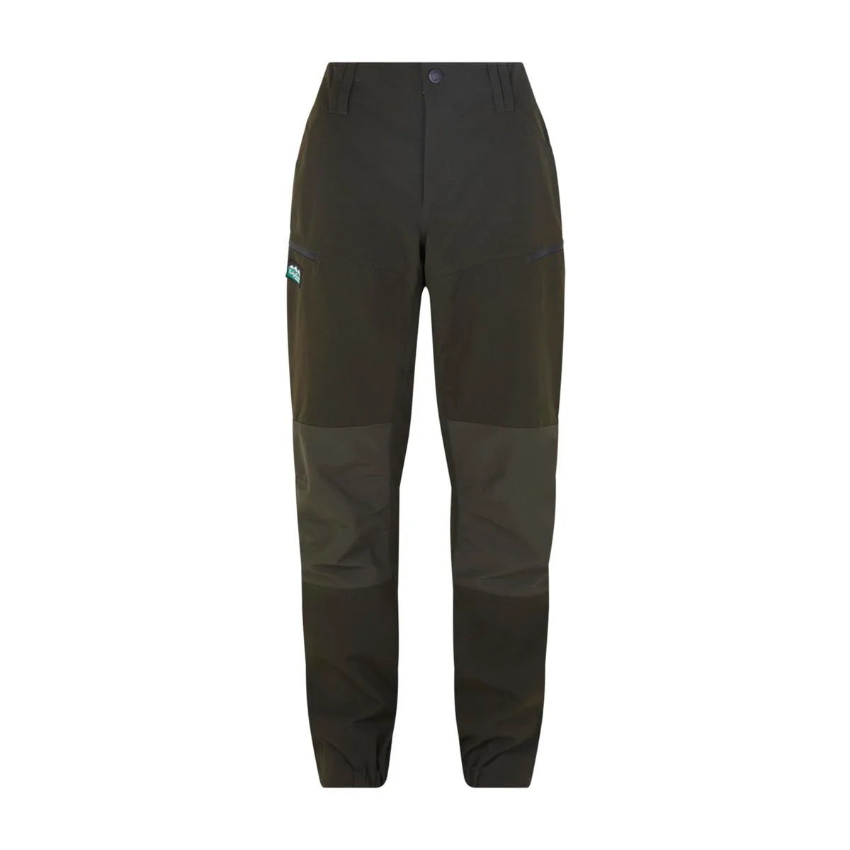 Waterproof camping trail khakis-Ridgeline Ladies Cambrian Trousers - Deep Forest