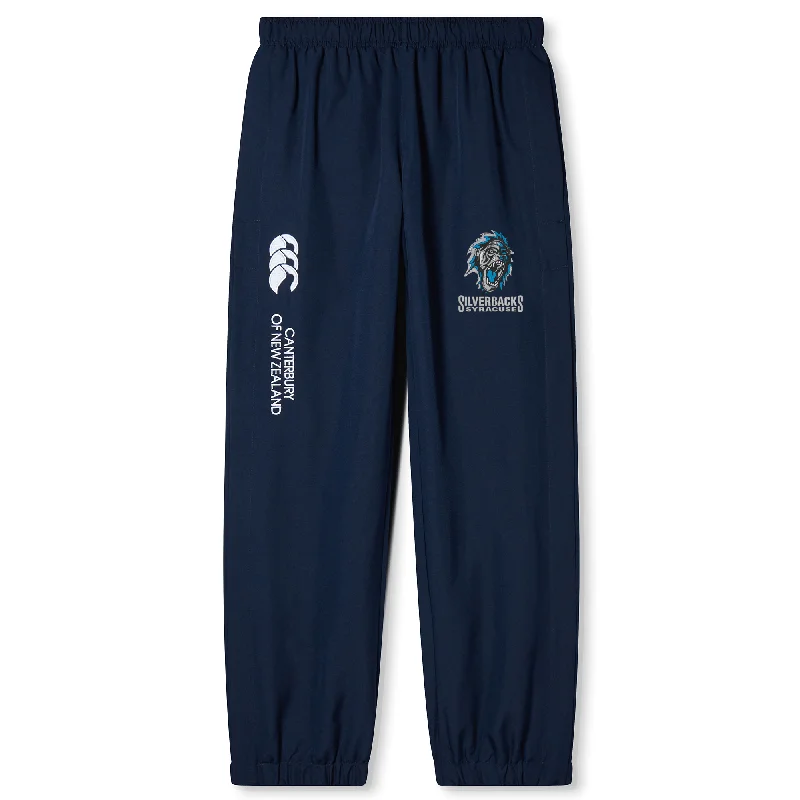 Double-stitched windproof tarp-Syracuse Silverbacks Cuffed Hem Stadium Pant by Canterbury