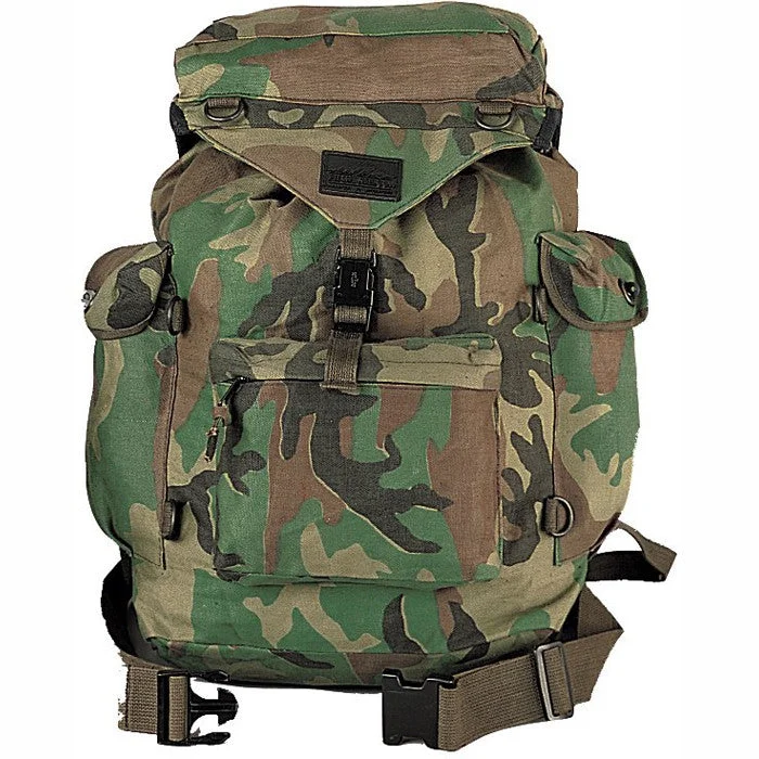 Anti-slip rugged trail sandals-Woodland Camouflage - Outdoorsman Rucksack Backpack