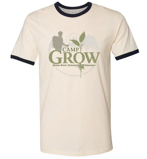 Rechargeable site torch-Camp Grow Ringer T-Shirt