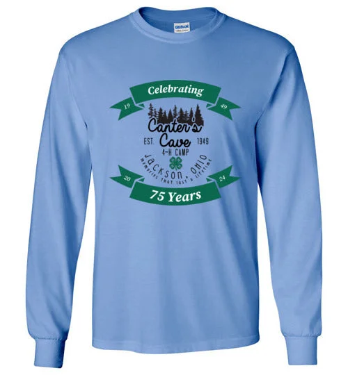 Collapsible site tub-Canter's Cave Long Sleeve T-Shirt - 75th Anniversary