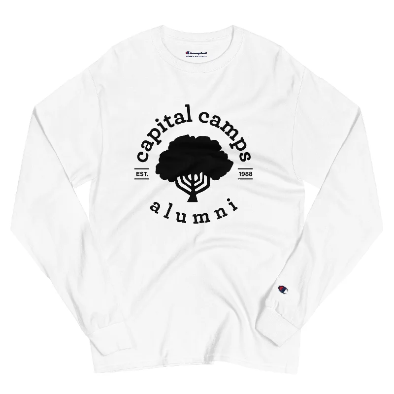 Ultra-absorbent towel-Capital Camps Champion Long Sleeve T-shirt - Alumni