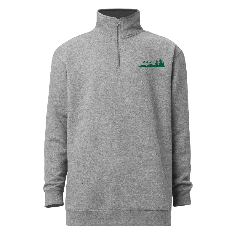 Mesh site floor-Dunnabeck Unisex Fleece Pullover