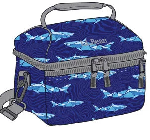 Mosquito-proof head cover-L.L.Bean Flip Top Lunch Box III Print