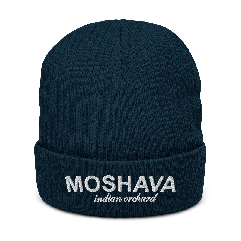 Flexible site flask-Moshava IO Ribbed Knit Beanie