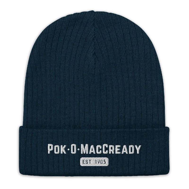 Polished site dish-Pok-O-MacCready Ribbed Knit Beanie