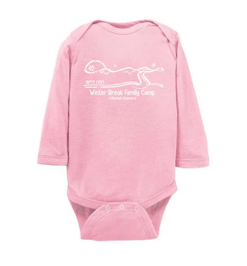 Reinforced site rope-Ramah Darom Infant Long Sleeve Bodysuit - WBFC 23