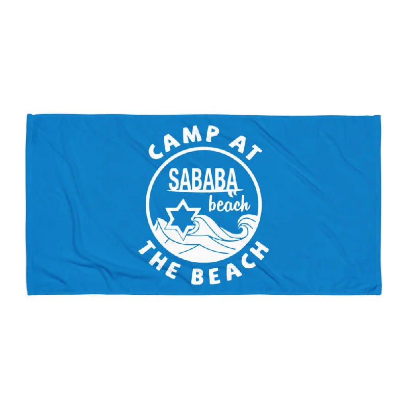 Nylon site pouch-Sababa Beach Towel - Blue