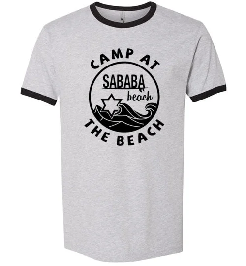 Mesh site shield-Sababa Ringer T-Shirt