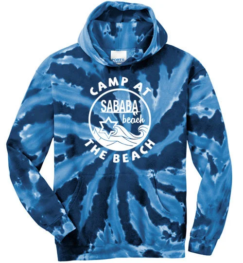 Insulated site tumbler-Sababa Tie-Dye Hooded Sweatshirt