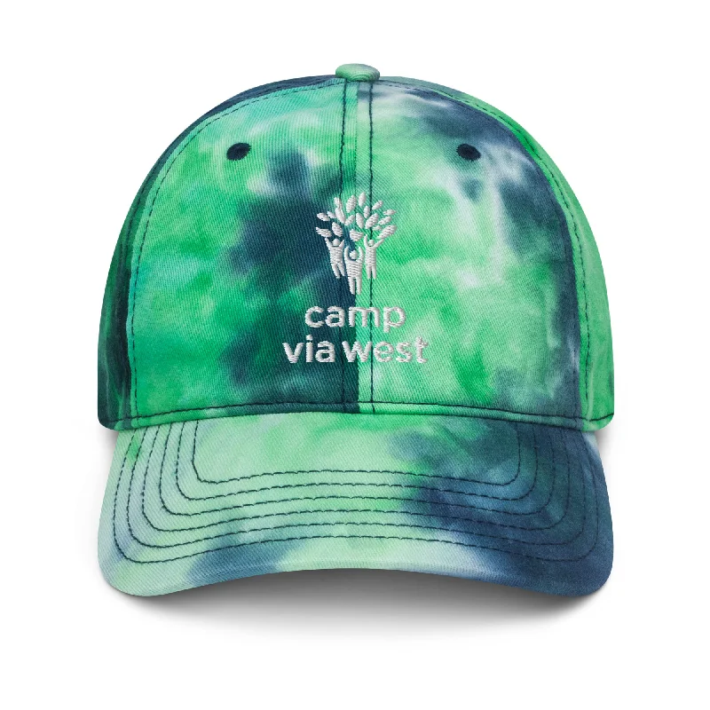 Lightweight camp utensil-Via West Tie Dye Cap