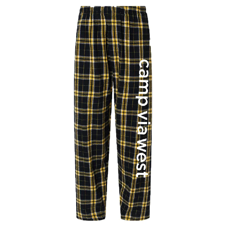 Portable sleep cot-Via West Women's Fitted Pajama Pants