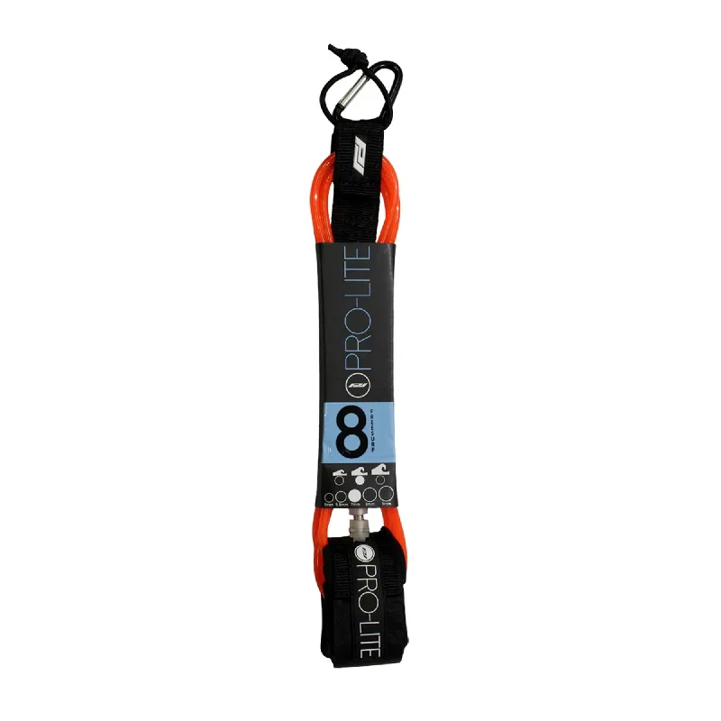 Rechargeable wide-area trail light-Pro-Lite 8' Freesurf Surfboard Leash - Orange