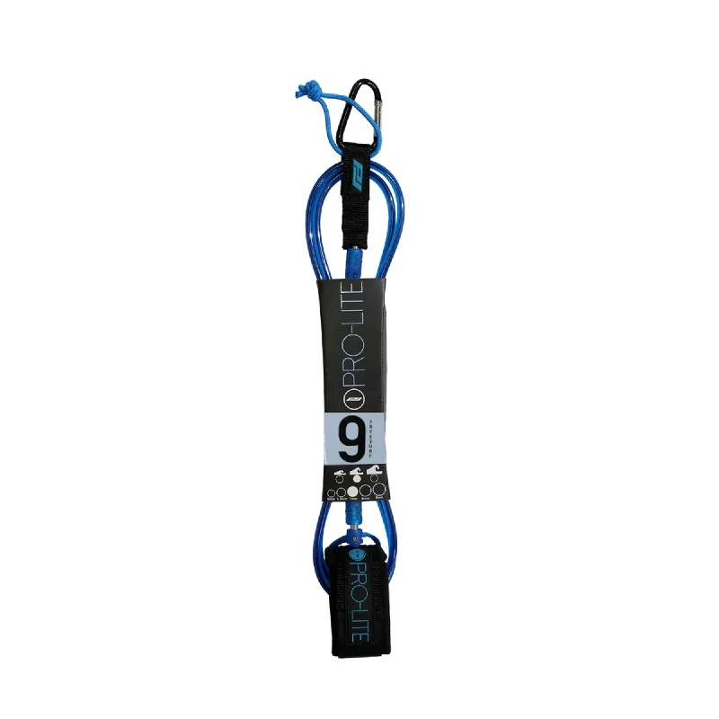 High-grip trail sandals-Pro-Lite 9' Freesurf Ankle Surfboard Leash - Clear Blue