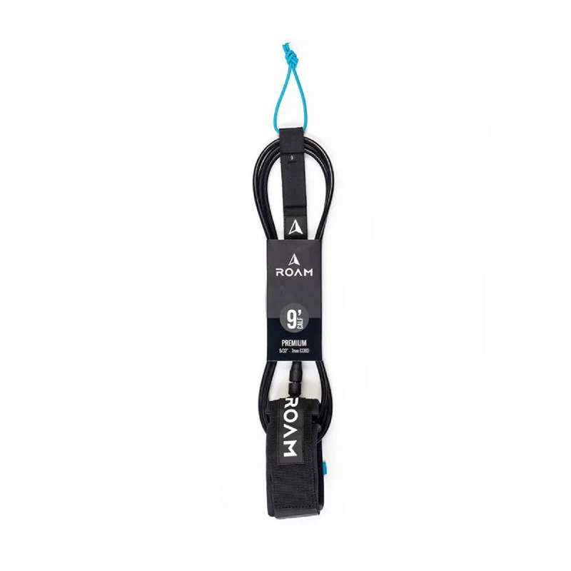 Windproof ripstop hiking tarp-Roam 9' Premium Calf Surfboard Leash - Black