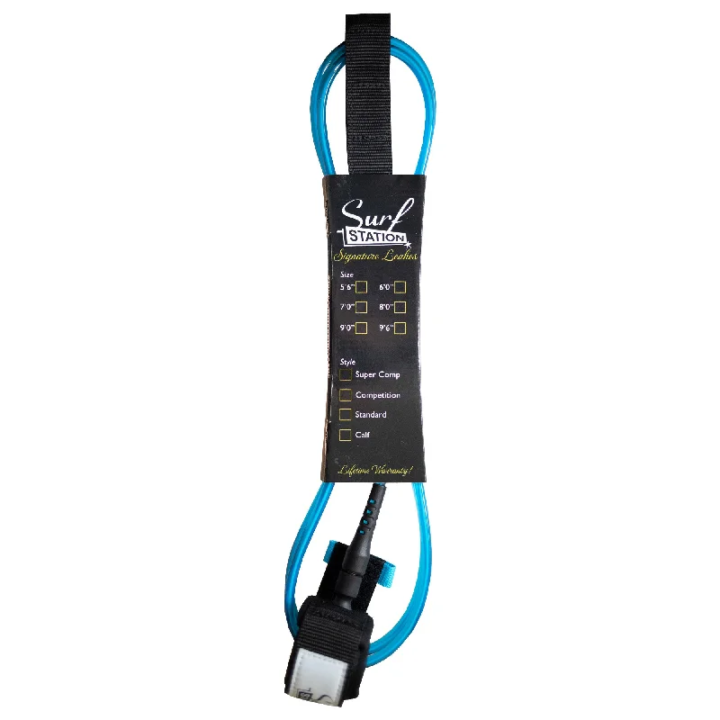 Rechargeable trail flood lamp-Surf Station Signature Series 6' Surfboard Leash - Blue